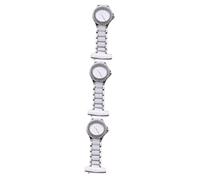VALICLUD 3pcs Pocket Watch Silver Finish Chic Doctor Hanging Watch Practical for and Medical Professionals Material for Healthcare Workers