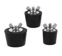 VALICLUD 3pcs Pool Winterizing Plugs Expansion Stopper above Ground Pool Pipe Freezing Protection Mechanical Gripper Seal for Drain Return Jet and Filter Maintenance