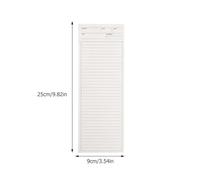 VALICLUD 3pcs Portable Pocket Notepads with Super Long Design, White Paper Material, Plenty Space for Planning Or Scheduling, for Putting into Backpack Or Birthday