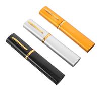 VALICLUD 3Pcs Portable Silverware Case Set with Lid - Reusable Utensil Storage Box for Fork, Spoon, Chopstick Holder - Compact Organizer for Outdoor Camping, Picnic, Travel Kitchen