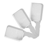 VALICLUD 3pcs Professional Blending Comb Curved Haircut Fade Combs with Gradual Teeth for Smooth Styling and Consistent Control Salon Positioning Tool for Mens Haircuts