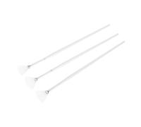 VALICLUD 3pcs Professional Mask Brush Smooth Coverage Mask Fan Shape Face Brush