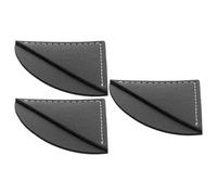 VALICLUD 3pcs Pu Page Marker Handmade Reading Book Marker Delicate Shaped Lightweight Corner Protection Stylish Vintage Bookmark for Books and Notebooks