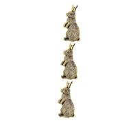 VALICLUD 3pcs Rabbit for Women Bunny Brooch Pin Retro Animal Brooch Decorative Clothing Lapel Pin