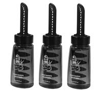 VALICLUD 3pcs Refillable Hair Styling Gel Bottles with Comb 260ml Hair Gel Applicator Container for Men Vintage Oil Styling Tool