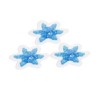 VALICLUD 3Pcs Reusable Ice Packs for Relief Portable Hot Bags for Cooling for Swelling and for Camping and Outdoor Use Blue