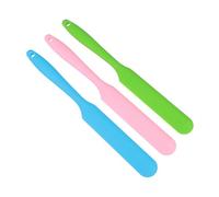 VALICLUD 3pcs Reusable Silicone Wax Sticks Spatulas for Hair Removal Stick Non-stick Wax Applicator Spatulas for Use