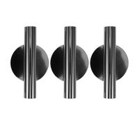 VALICLUD 3pcs Scandinavian Wall Hanging Vases No-drill Metal Wall Flower Vase Holders with Adhesive Backing Tube Design for Versatile Home Decor Removable Wall-mounted Plant Holders for