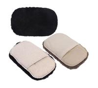 VALICLUD 3pcs Shoe Polishing Gloves Leather Shine Cloth Set Shoe Cleaner Kit Soft Buffing Applicator for Bags Jackets Multipurpose Care Accessories for Men Random Color
