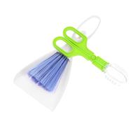 VALICLUD 3PCS Small Animal Cage Cleaning Set Mini Broom and Dustpan Scooper for Bearded Dragon Tank, Hamster Supplies, and Reptile Poop Removal