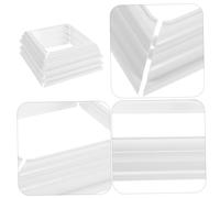 VALICLUD 3pcs Split Style PVC Post Skirt Decorative Handrail Post Base Covers for Garden Balcony Wear Resistant Outdoor Railing Skirt with Easy Installation and Reliable Support