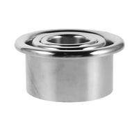 VALICLUD 3Pcs Stainless Steel Hair Dryer Holder Stand Set, Metal Blow Dryer Storage Organizer Rack for Bathroom Vanity and Salon Counter, Grooming Hair Tool Holder