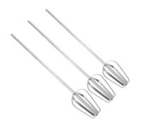 VALICLUD 3pcs Stainless Steel Whisk Beater Attachments for Electric Hand Mixers Versatile Egg Beater Accessories for Blending Dough and Nut Butters Compatible with Kitchen Mixers
