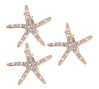 VALICLUD 3pcs Star Hair Clips for Brides Elegant Mermaid Hair Barrettes Wedding Accessories for Women for Parties and Gatherings