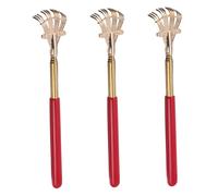 VALICLUD 3pcs Telescoping Back Scratchers for Dog Cat Scratch Pad Tickler Portable Multifunctional Massager