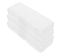 VALICLUD 3PCS Transparent Storage Box for Manual Shavers Impact Resistant Compact Holder for Travel Protective Organizer for Barber Tools and Safety