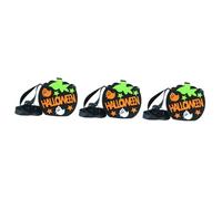VALICLUD 3pcs Unique Halloween Tote Candy Bag for Kids Pumpkin Shape Fashionable Shoulder Bag Large Capacity Crossbody Bag for Boys Girls