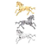 VALICLUD 3pcs Vintage Enamel Horse Brooch Retro Zodiac Animal Lapel Pins for Men Women Metal Pin Backing for Clothing Hats Backpacks Year Horse Fashion Jewelry Accessories