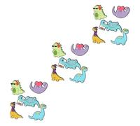 VALICLUD 3sets Cute Dinosaur Enamel Brooch Pins Set for Women Cartoon Pin Brooch Dinosaur Design for Decor 5pcs*3