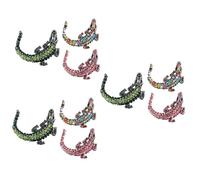 VALICLUD 3sets Rhinestone Collar Pin for Men Stylish Alloy Brooches and Rainbow Colors Durable Clothes Pins for Fashionable Outfits 3pcs*3