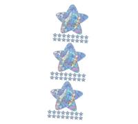 VALICLUD 3sets Star Glitter Wound Protectors Breathable Patches for Small Cuts Abrasions Temporary Bandaging for Home Travel Use 100pcs*3