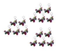 VALICLUD 3sets Unicorn Keychain Sequin Stocking Stuffers Cute Pendant Keychains Charm Cartoon Christmas Wedding Decor Christmas Stuffers Ladies Christmas Car Decor 5pcs*3