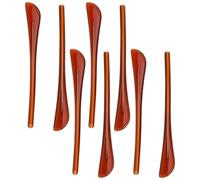 VALICLUD 4 Pairs Anti-slip Plastic Eyeglass Temple Sleeves Replacement Tips for Glasses and Sunglasses with Secure Fit and Long Term Reliability, Suitable for Outdoor Activities and Sports