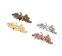 VALICLUD 4 Pairs Vintage Shawl Clips for Women Alloy Sweater Clips with Secure Fit and Versatile Use for Daily Wear and Date-ready Looks for Scarves and Open Sweaters