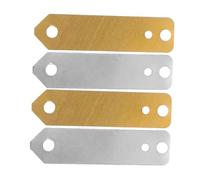 VALICLUD 4 pcs Copper Zinc Electroplating Strips for Science Experiments for Fruit Battery Projects Easy Assembly Electrode Materials for Learning Electricity