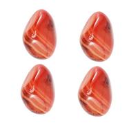 VALICLUD 4 Pcs Polished Natural Sardonyx Agate Stones Tumbled Banded Agate for Crafts Jewelry Home Decor Vehicle Pendants Unique Irregular Shapes Random Color
