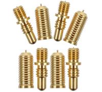 VALICLUD 4 Sets Golden Copper Pool Cue Joint Screws for Billiard Cue Tip Fixing Screw-on Accessory for Snooker and Repair and Assembly
