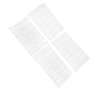 VALICLUD 4 Sheets Silicone Nail French Tip Stickers for False Nails Easy to Use for Daily Using