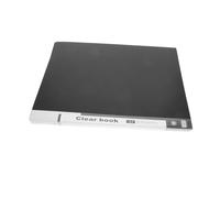 VALICLUD 40 Inner Sheets File Protectors Portfolio Folder Black Pp Lightweight Portable Large Capacity Document Organizer for Home and Reports