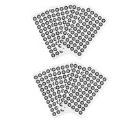VALICLUD 400pcs Black 3d Scanner Marking Points High Reflective Pet Film Reference Dots Tear Resistant Ultrathin Design for Precise 3d Scanning and Optical Tracking