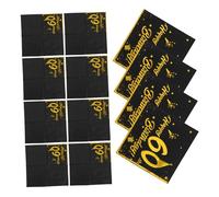 VALICLUD 40Pcs Elegant Foil Birthday Paper Napkins Luxurious Disposable Dinner Napkins for Birthday Party Decorations Soft Absorbent for Indoor Outdoor Events