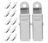 VALICLUD 40Pcs Metal Mini Alligator Clips Spring Clamps for Electrical Testing Laboratory Use Metal Cable Lead Clamps Suitable for DIY Crafts Home Office School