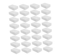 VALICLUD 40pcs Microfiber Sponge Wipes Soft Cleaning Sponge Kitchen Non Scratch Scrubbing Pads for Household Cleaning Car Wash Bathroom Use