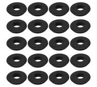 VALICLUD 40pcs Rubber Glad Hand Seal Grommets for Trailer Brake Hose Seals Leakproof Easy Installation round Truck Rubber Washers Compatible with Semi Truck Trailers