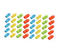 VALICLUD 40pcs Silicone Toothbrush Covers for Toothbrush Head Protection for Travel Essentials and Dental Brushes Keeps Brush Head Clean and Sanitary Random Color