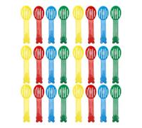 VALICLUD 40PCS Small Pet Litter Scoop Set - Plastic Hamster Sand Bath Scooper, Kitten Litter Pan Shovel, Small Animal Bedding and Poop Sifter for Cage and Potting Soil Cleaning -