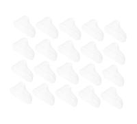 VALICLUD 40pcs Transparent Plastic Shoe Supports Foot Model Sock Molds for Shoes Booties Display Lightweight Storage and Form Holder