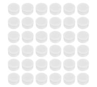 VALICLUD 40pcs White Plastic Rotating Bearing for Nail Art DIY High-speed Spinning Nail Charms 12x13/7mm Decor Accessories for Professional Tools