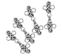 VALICLUD 4pairs Retro Hollow out Sweater Clips for Women Versatile Knit Clips for Cardigan Collar Tightening Stylish Accessory for Scarf Pins