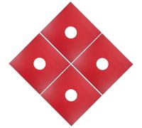 VALICLUD 4pcs 12-inch Vinyl Record Outer Sleeves, 350gsm Kraft Paper with Holes, Protective Storage Covers for Vinyl Record Accessories, Standard Size for Album Preservation and Collection