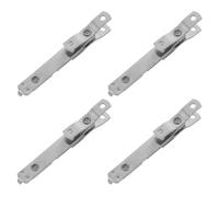 VALICLUD 4pcs 304 Stainless Steel Casement Window Limit Locks Windproof Support Bars for Home, School, Hotel Window Safety Restrictors and Security Control Devices