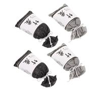 VALICLUD 4pcs Activated Charcoal Odor Absorber Bags for Car and Home, Reusable Bamboo Charcoal Air Freshener Odor Elimination and Moisture Absorption