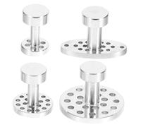 VALICLUD 4pcs Aluminum Alloy Tabs with Slide Hammer Accessories for Body Paintless Dent Puller Kit Lightweight Auto Hail Damage Removal Tool