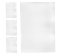 VALICLUD 4pcs Aluminum Engraving Plates Blank DIY Crafting Decorative Metal for Signage Painting and Home Decoration