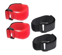 VALICLUD 4PCS Anti-hook Rooster Neckbands Noise Reduction Collars for Farm Poultry, Comfortable Black and Straps to Prevent Crowing Disturbance