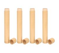 VALICLUD 4pcs Bamboo and Travel Toothbrush Case Portable Toothbrush Holder Container Lid for Bathroom Essentials Reusable Packaging Boxes for Travelling